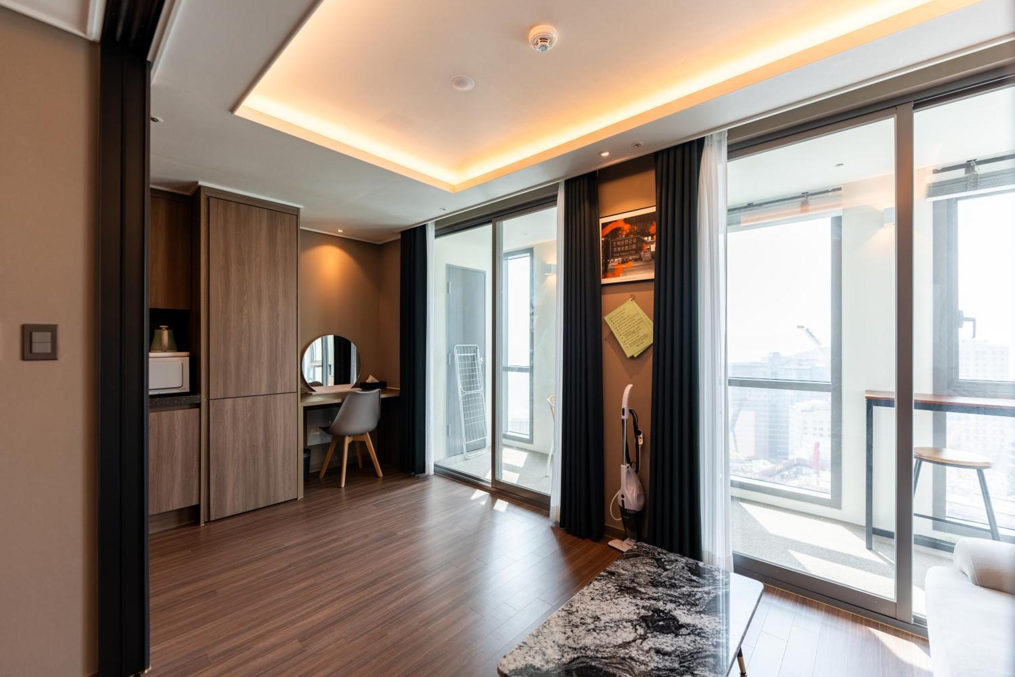 Hera Haeundae Beach Premium Ocean View # Sea View Busan Exteriör bild