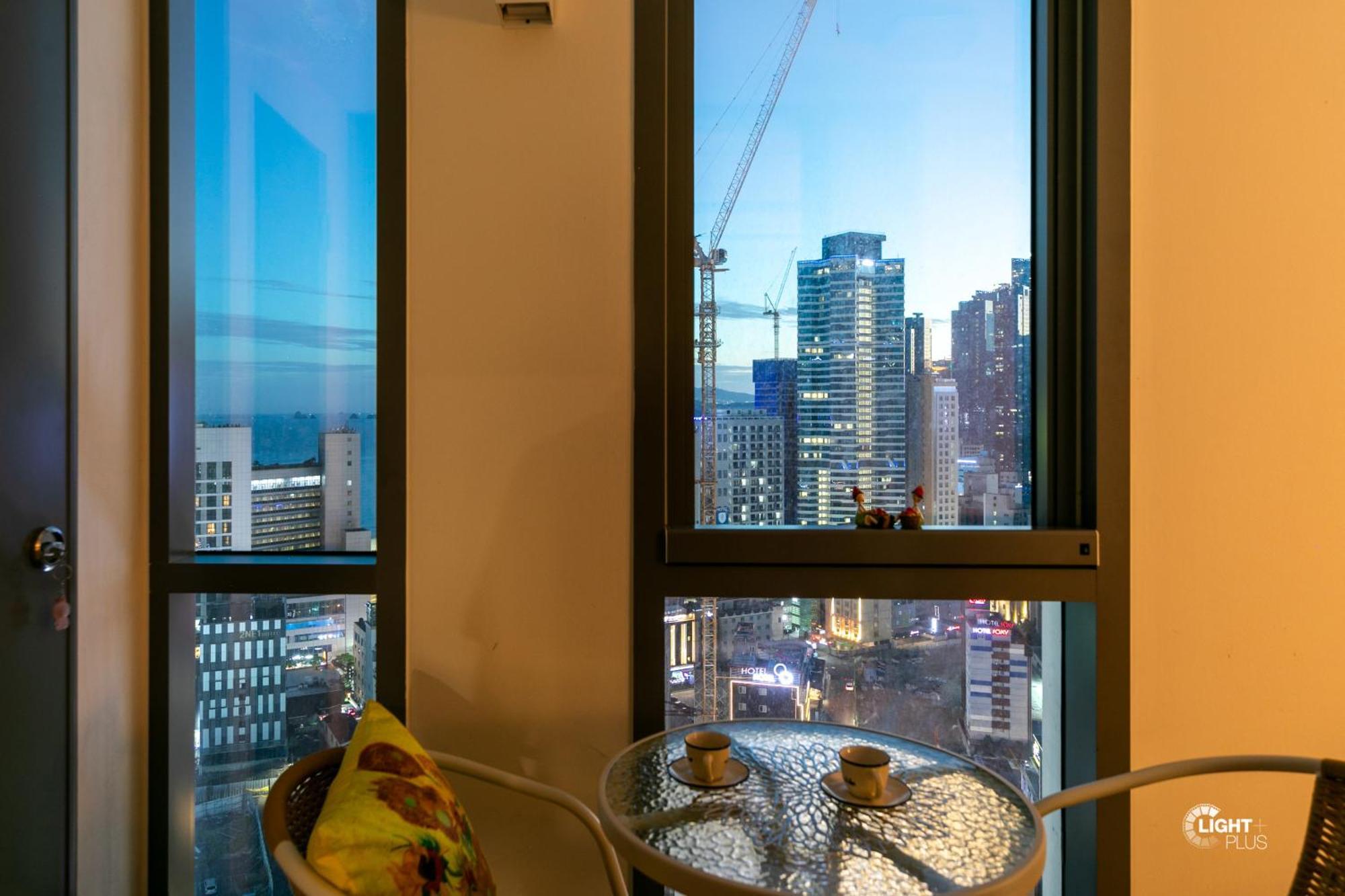 Hera Haeundae Beach Premium Ocean View # Sea View Busan Exteriör bild