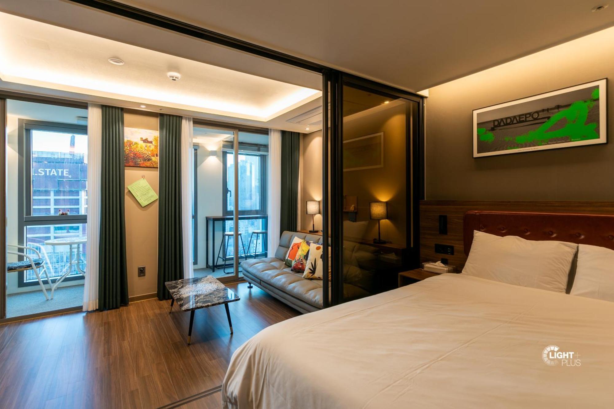 Hera Haeundae Beach Premium Ocean View # Sea View Busan Exteriör bild