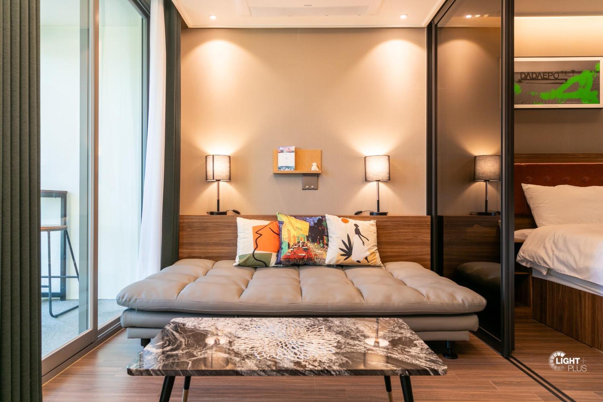 Hera Haeundae Beach Premium Ocean View # Sea View Busan Exteriör bild