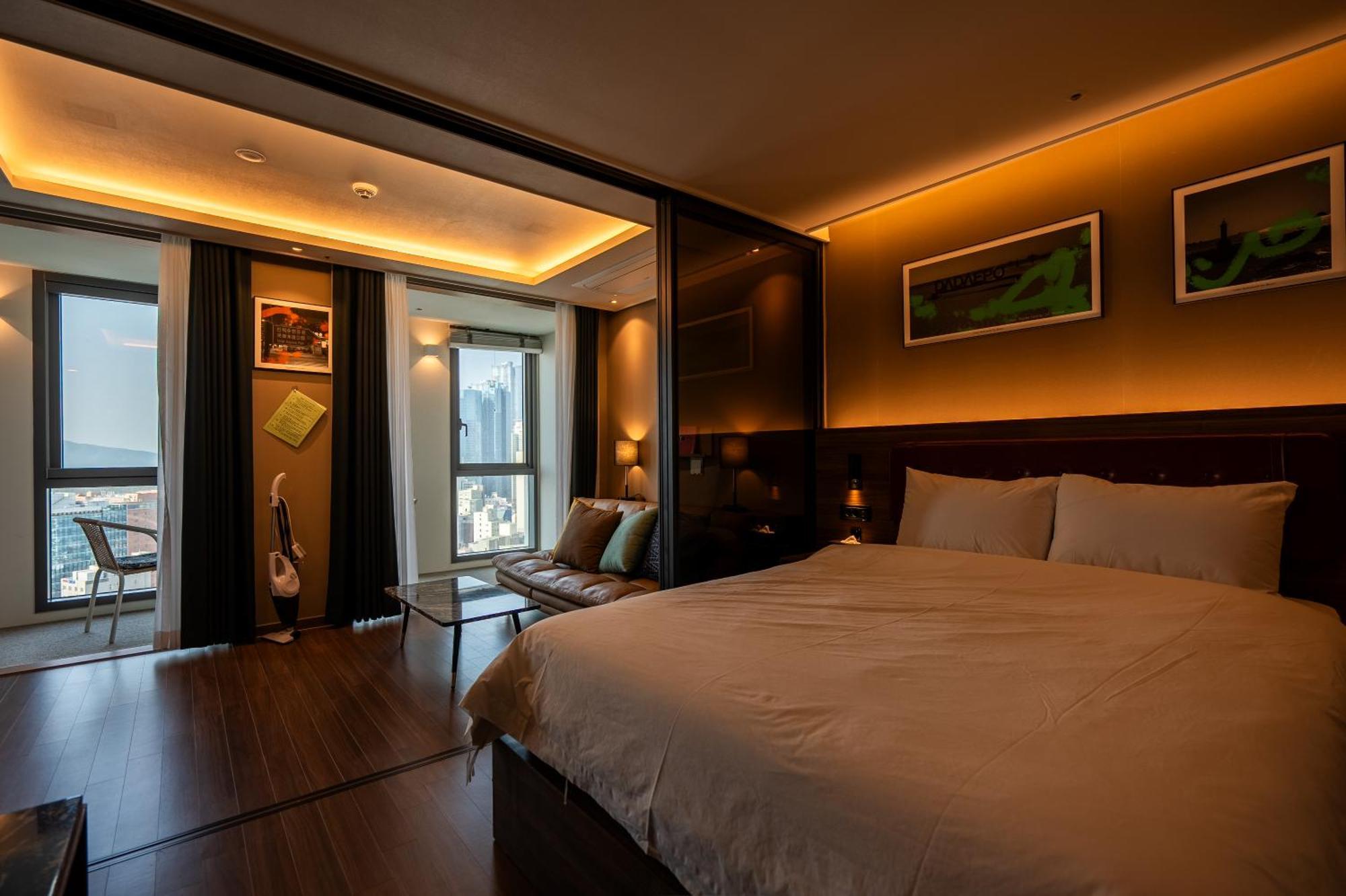 Hera Haeundae Beach Premium Ocean View # Sea View Busan Exteriör bild