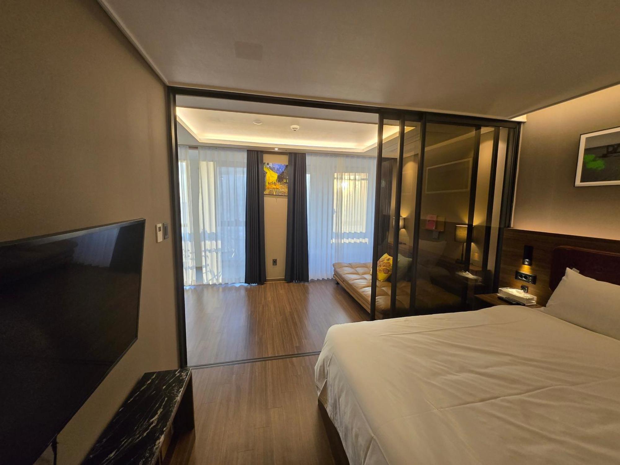 Hera Haeundae Beach Premium Ocean View # Sea View Busan Exteriör bild
